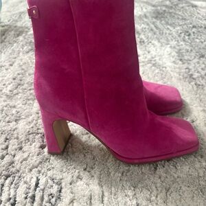 Sam Edelman Pink Heeled Boots